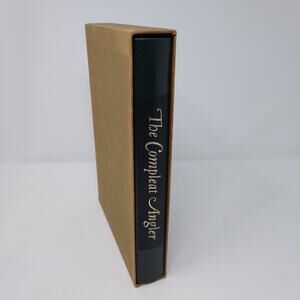 Compleat Angler Heritage Press Edition 1976 Illustrated Slip Case Father's Day
